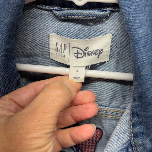 Baby Gap Disney Minnie Mouse Denim Jacket - Size Small - Picture 2 of 6